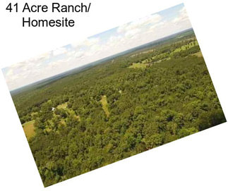 41 Acre Ranch/ Homesite