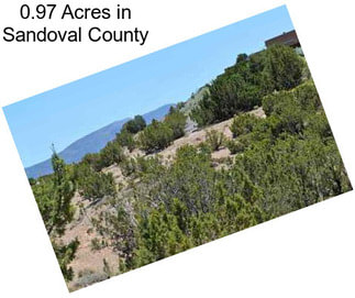 0.97 Acres in Sandoval County