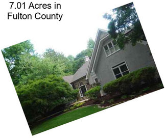 7.01 Acres in Fulton County