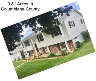 0.81 Acres in Columbiana County