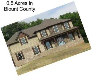 0.5 Acres in Blount County