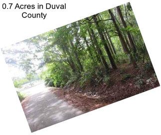 0.7 Acres in Duval County