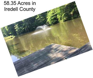 58.35 Acres in Iredell County