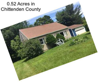 0.52 Acres in Chittenden County