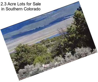 2.3 Acre Lots for Sale in Southern Colorado