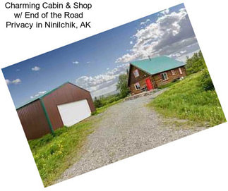 Charming Cabin & Shop w/ End of the Road Privacy in Ninilchik, AK