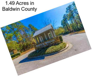 1.49 Acres in Baldwin County