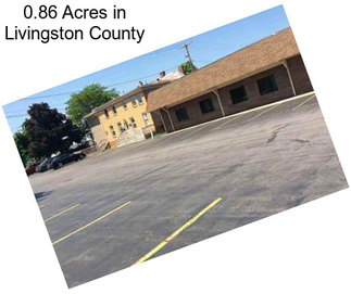 0.86 Acres in Livingston County