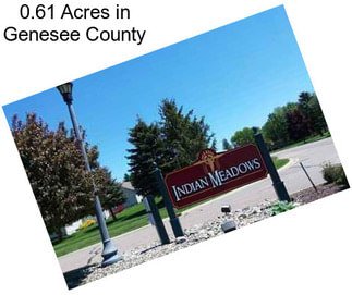 0.61 Acres in Genesee County