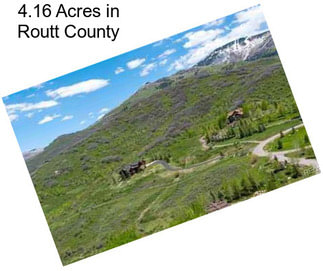 4.16 Acres in Routt County