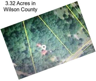 3.32 Acres in Wilson County