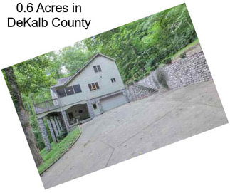 0.6 Acres in DeKalb County