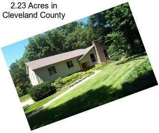 2.23 Acres in Cleveland County