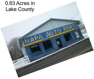 0.63 Acres in Lake County