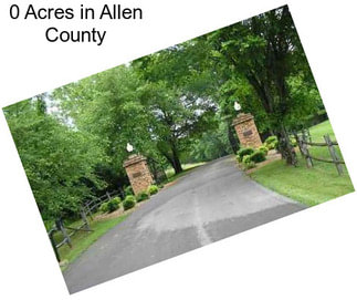 0 Acres in Allen County