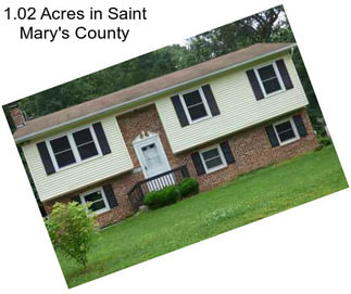 1.02 Acres in Saint Mary\'s County