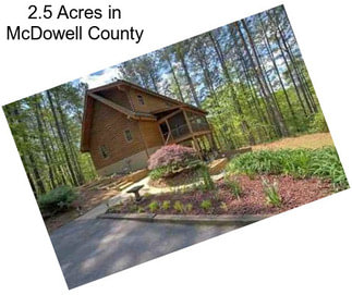 2.5 Acres in McDowell County