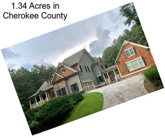 1.34 Acres in Cherokee County