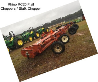 Rhino RC20 Flail Choppers / Stalk Chopper