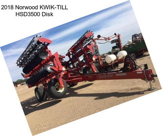 2018 Norwood KWIK-TILL HSD3500 Disk