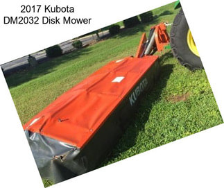 2017 Kubota DM2032 Disk Mower