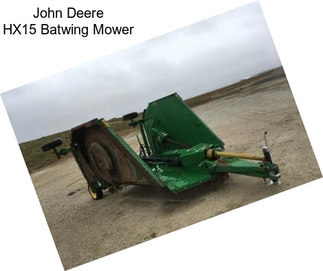 John Deere HX15 Batwing Mower