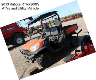 2013 Kubota RTVX900W ATVs and Utility Vehicle