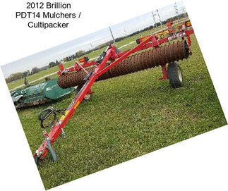 2012 Brillion PDT14 Mulchers / Cultipacker