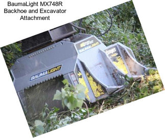 BaumaLight MX748R Backhoe and Excavator Attachment