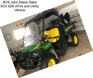 2016 John Deere Gator XUV 825I ATVs and Utility Vehicle