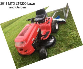 2011 MTD LT4200 Lawn and Garden