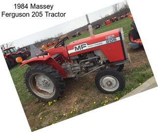 1984 Massey Ferguson 205 Tractor
