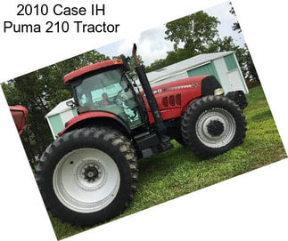 2010 Case IH Puma 210 Tractor