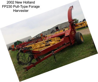 2002 New Holland FP230 Pull-Type Forage Harvester