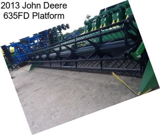 2013 John Deere 635FD Platform