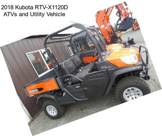 2018 Kubota RTV-X1120D ATVs and Utility Vehicle