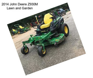 2014 John Deere Z930M Lawn and Garden