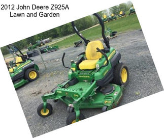 2012 John Deere Z925A Lawn and Garden