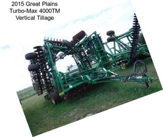 2015 Great Plains Turbo-Max 4000TM Vertical Tillage