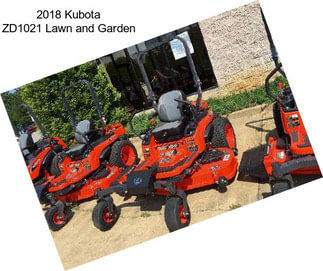 2018 Kubota ZD1021 Lawn and Garden