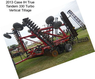 2013 Case IH True Tandem 330 Turbo Vertical Tillage