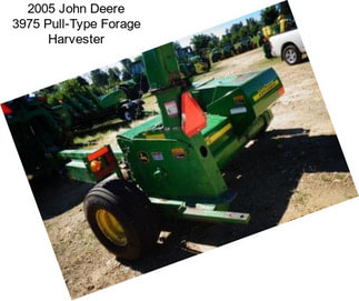 2005 John Deere 3975 Pull-Type Forage Harvester