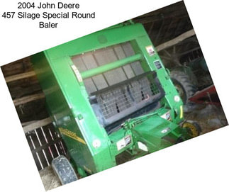 2004 John Deere 457 Silage Special Round Baler