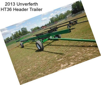 2013 Unverferth HT36 Header Trailer