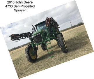 2010 John Deere 4730 Self-Propelled Sprayer