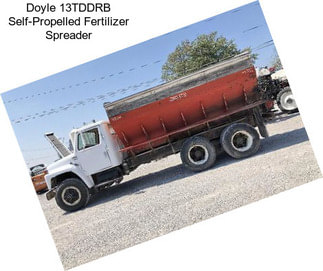 Doyle 13TDDRB Self-Propelled Fertilizer Spreader