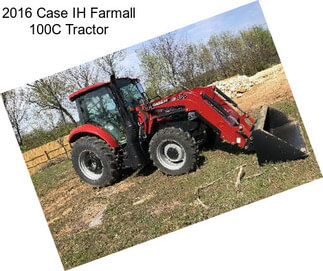 2016 Case IH Farmall 100C Tractor