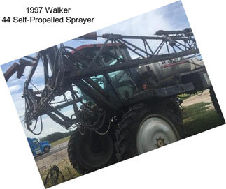1997 Walker 44 Self-Propelled Sprayer