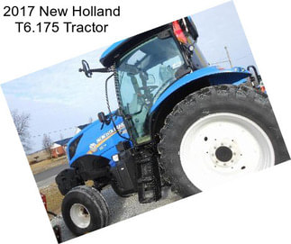 2017 New Holland T6.175 Tractor