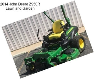 2014 John Deere Z950R Lawn and Garden